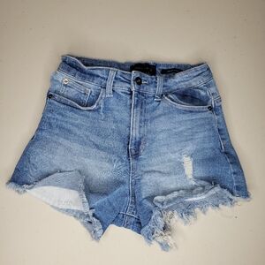Kendall And Kylie Blue Denim Shorts Size 1